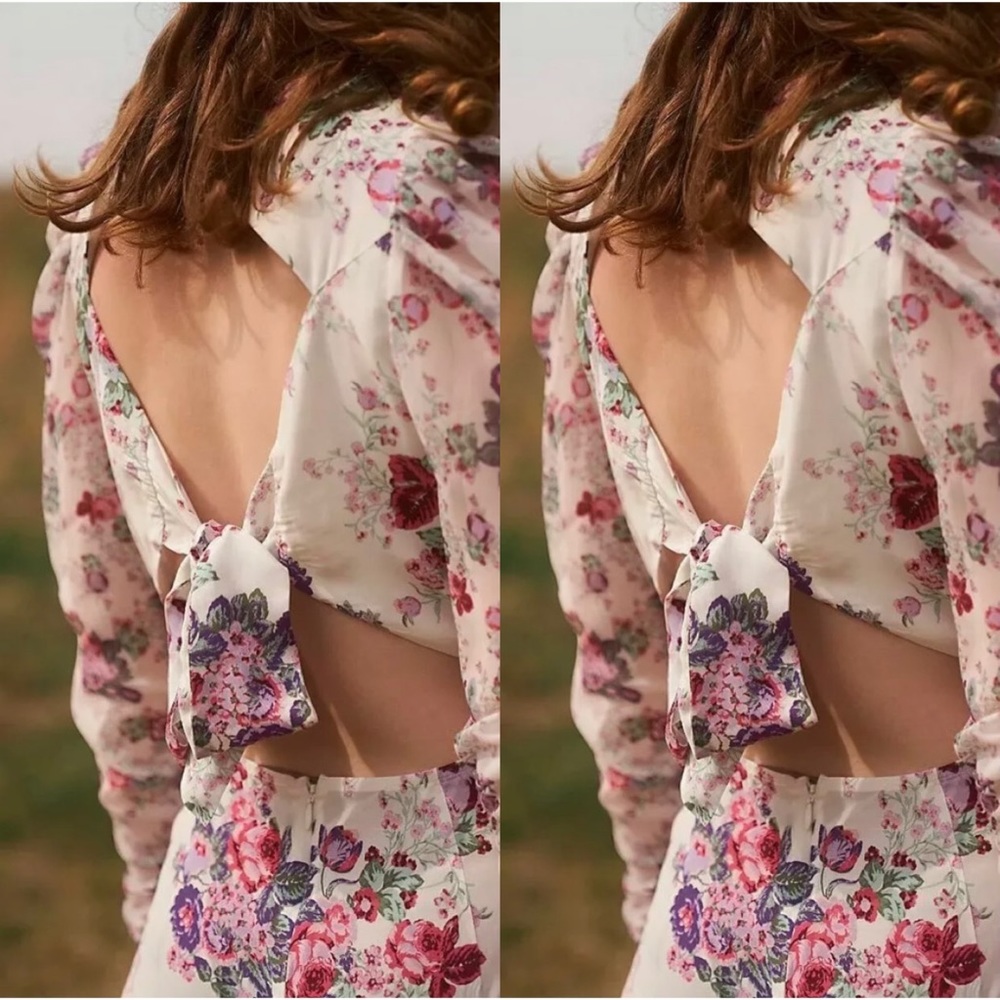 Free People For Love & Lemons Ross Midi Dress - Picture 2 of 6